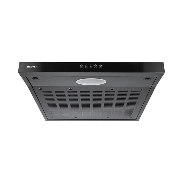 Вытяжка, Centek, CT-1801-60, Козырьковая, Ширина 60см, 350 м3*час, 120W, 3 скорости, LED, Black