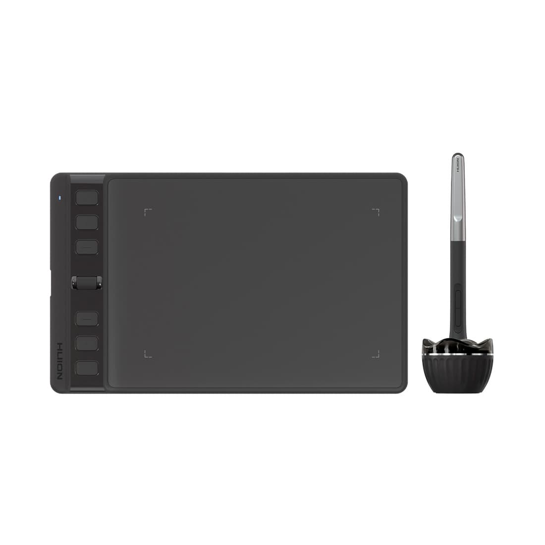 Графический планшет Huion Inspiroy 2 S BLACK (H641P-K), Перо: PW110, Технология: Электромагнитный резонанс, Разрешение: 5080 LPI, Нажим: 8192 уровня, Наклон пера: -, Максимальная высота работы пера: 10 мм, Скорость отклика:260PPS, Точность: ±0.3mm, Экспресс клавиши: 6, черный