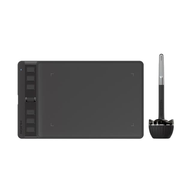 Графический планшет Huion Inspiroy 2 S BLACK (H641P-K), Перо: PW110, Технология: Электромагнитный резонанс, Разрешение: 5080 LPI, Нажим: 8192 уровня, Наклон пера: -, Максимальная высота работы пера: 10 мм, Скорость отклика:260PPS, Точность: ±0.3mm, Экспресс клавиши: 6, черный