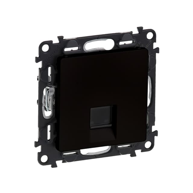Информационная розетка одиночная, Legrand, 756340 Valena Life, RJ45 Кат.5е UTP с лиц. пан. антрацит