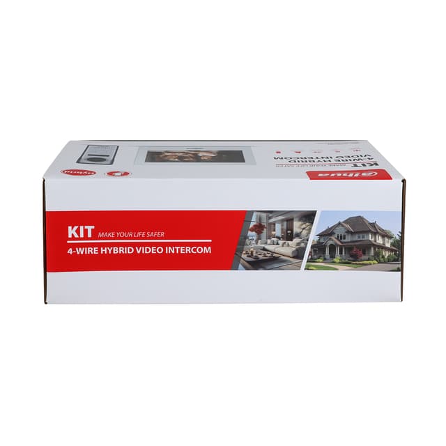 Гибридная домофонная система, Dahua, DHI-KTH01, Состоит из DHI-VTH2624GW-WP и DHI-VTO1000J, Экран дисплея. 7" TFT и Камера. 1,3 МП CMOS