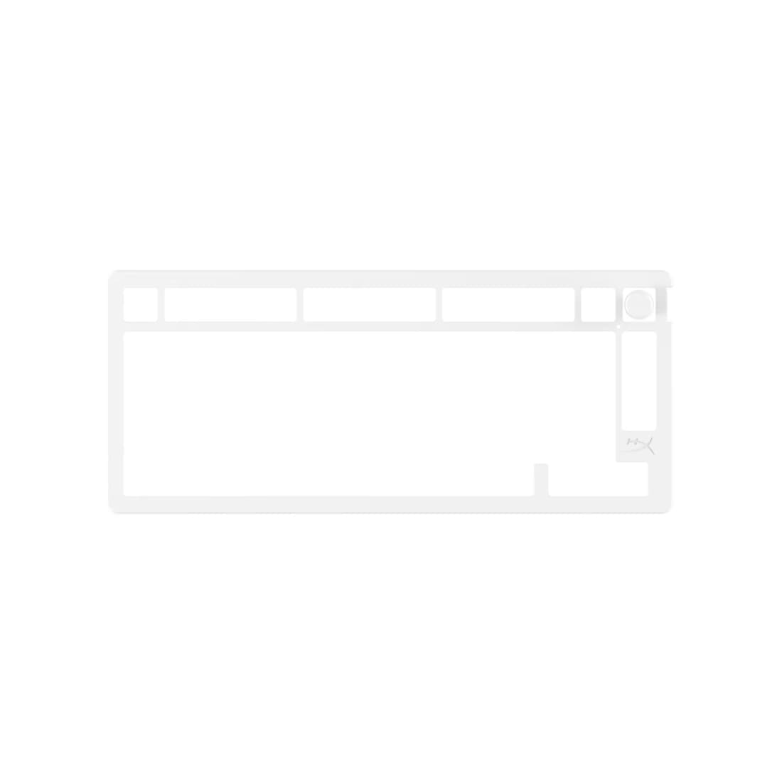 Запчасть к клавиатуре верхняя панель, HyperX, Alloy Rise 75, 85U14AA, Алюминий, Белый