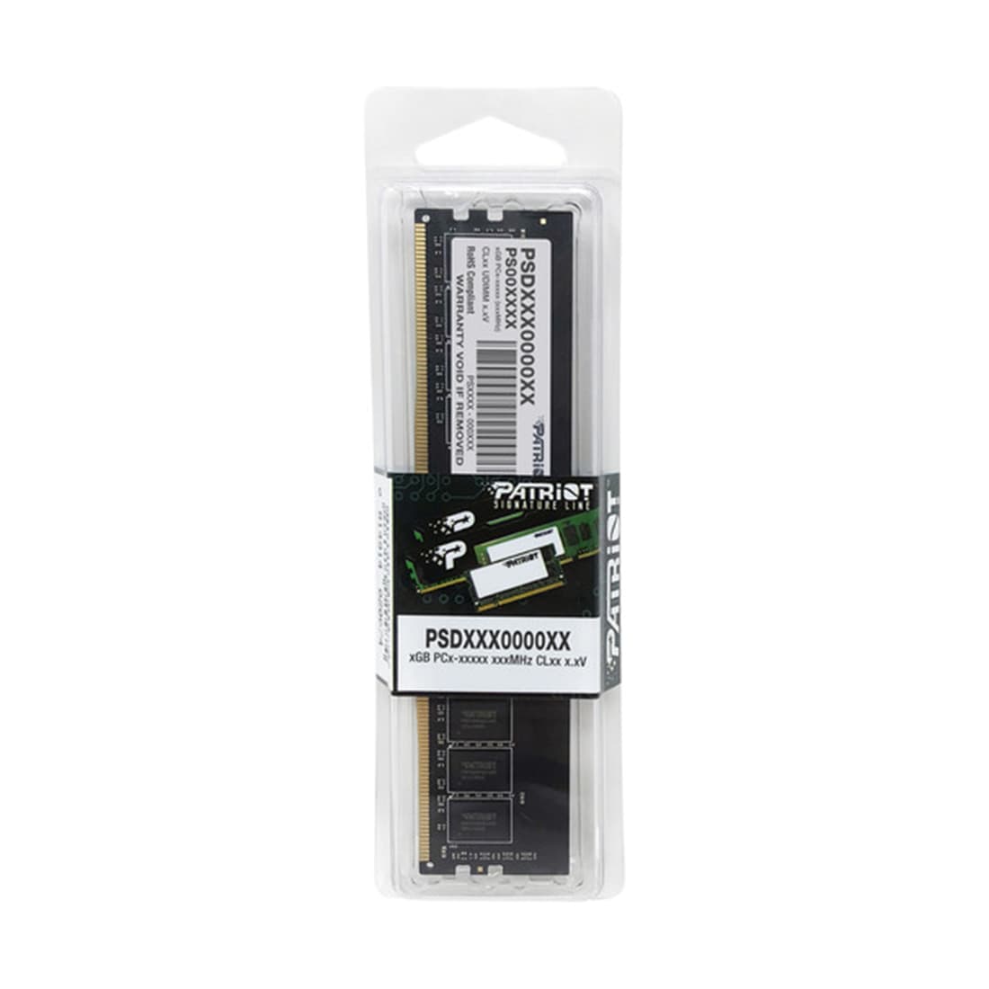 Модуль памяти, Patriot, SL PSD416G32002 DDR4, 16GB, DIMM <PC4-25600/3200MHz>