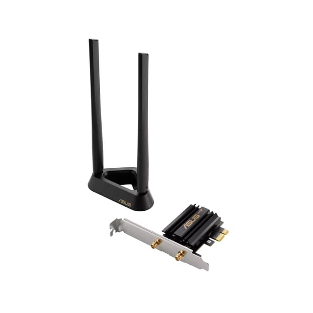 Беспроводной сетевой адаптер, ASUS, PCE-AXE59BT, 802.11/n/ac/ax, AX 3000, Bluetooth® 5.2, 2,4 ГГц / 5 ГГц / 6 ГГц