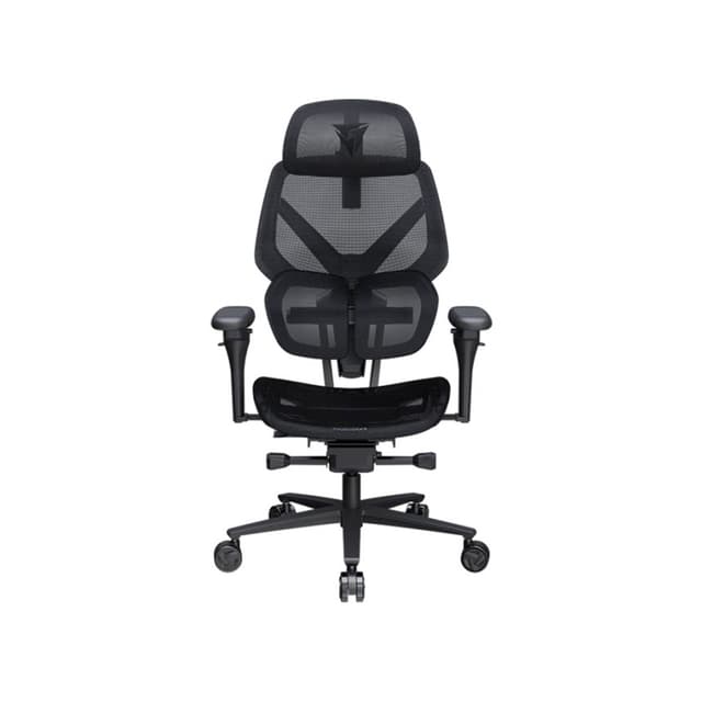 Игровое компьютерное кресло, ThunderX3, FLEX Pro-Mesh Black, Воздухопроницаемое сетчатое покрытие, (Ш)85*(Г)50*(В)120 (140) см,Чёрный