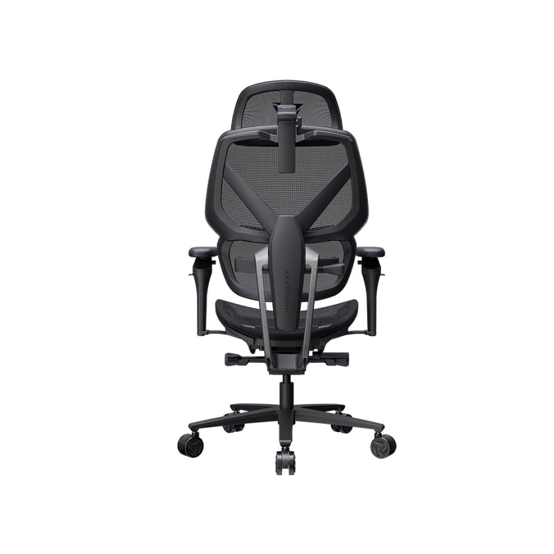 Игровое компьютерное кресло, ThunderX3, FLEX Pro-Mesh Black, Воздухопроницаемое сетчатое покрытие, (Ш)85*(Г)50*(В)120 (140) см,Чёрный