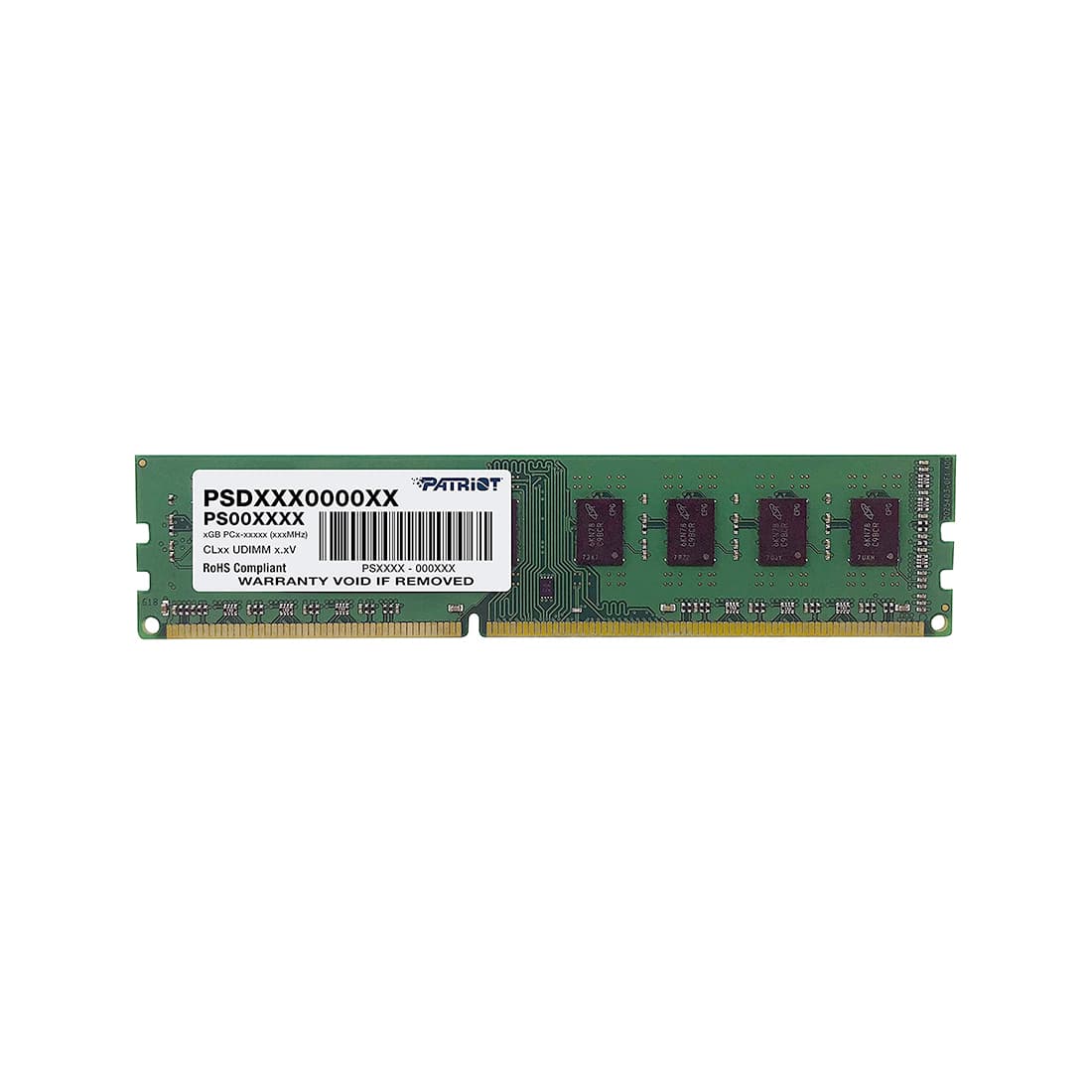 Модуль памяти, PATRIOT, SIGNATURE PSD34G16002 DDR3, 4GB, DIMM <PC3-12800/1600MHz>