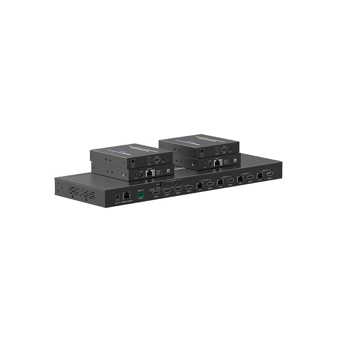 Матричный коммутатор-удлинитель, Lenkeng, LKV844 (4K 4x4)