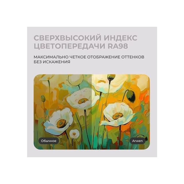 Потолочная Лампа, Yeelight, Arwen Ceiling Light D500, YLXDD-0149, 3000lm, 2700K-6500K, Ra95, 220-240V~50/60Hz, 50W, 455*94.1mm, Умный, wifi+ble, Быстрая установка, Пылезащитный герметичный абажур, Регулировка цветовой температуры, Высокий индекс цветопередачи, Управление через мобильное приложение, Голосовое управление, Поддержка связи с интеллектуальными устройствами, Apple Home Kit, Ok Google, Smart Things, Алиса, Белый