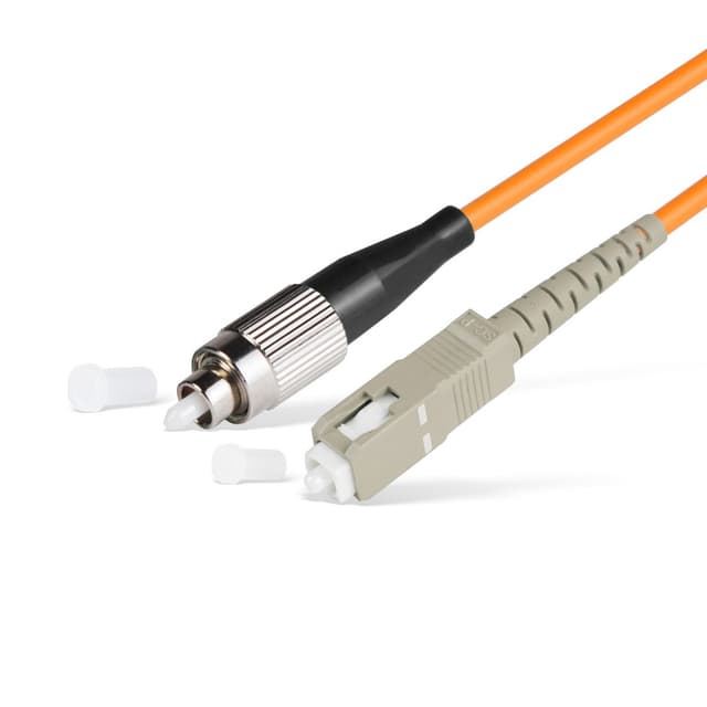 Патч корд оптоволоконный,, FC/UPC-SC/UPC MM OM2 50/125 Simplex 3.0мм 1 м, LSZH