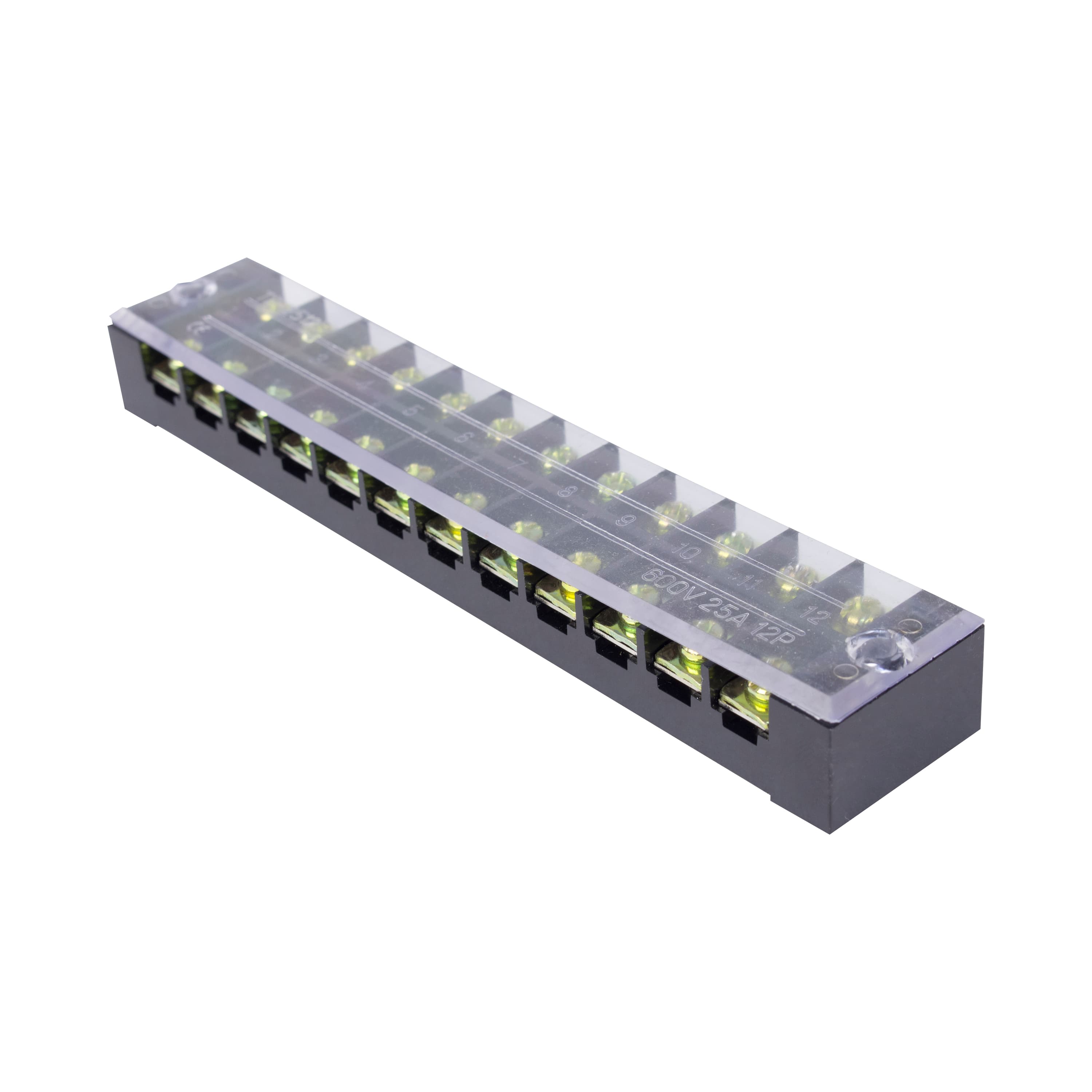 Колодка клеммная карболитовая, Deluxe, TB - 2512 (25A 12P)