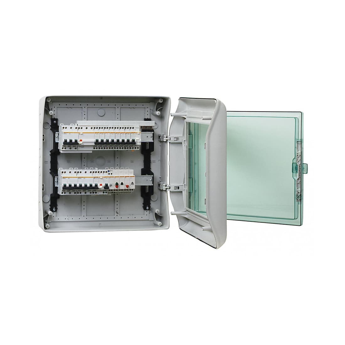 Пылевлагозащищенный щит, SE, 13984, Kaedra 2x18 модули IP65