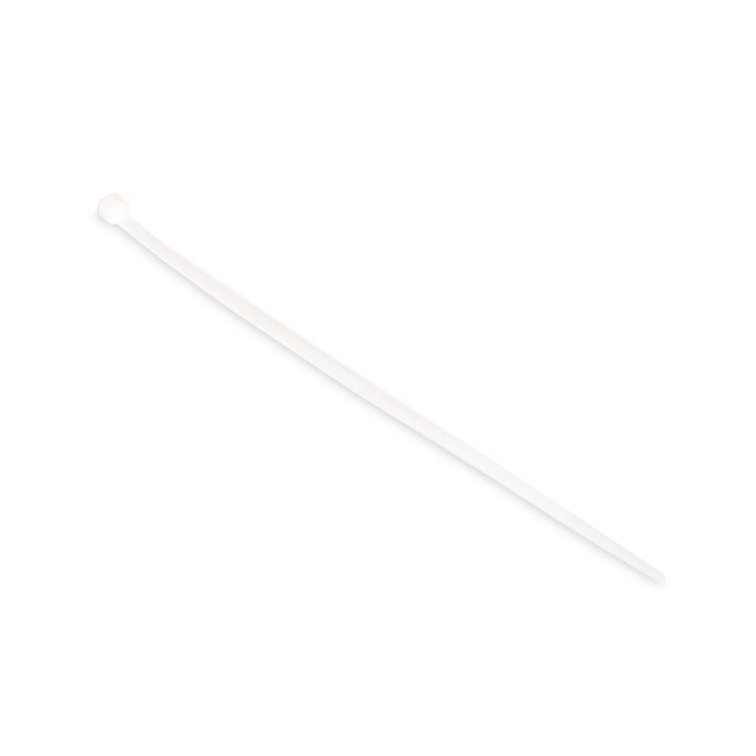 Хомут нейлоновый, Deluxe, СП 3.6*100 мм (Б), белый (100 штук в упаковке)