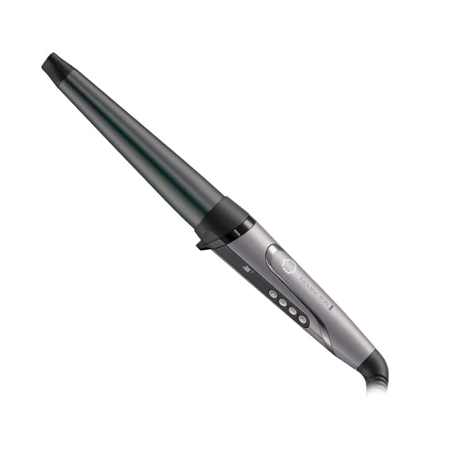 Плойка конусная, Remington, CI98X8, Мощность 56W, 9 режимов нагрева, Температура нагрева 130- 210°C, Автоотключение, Серебристый