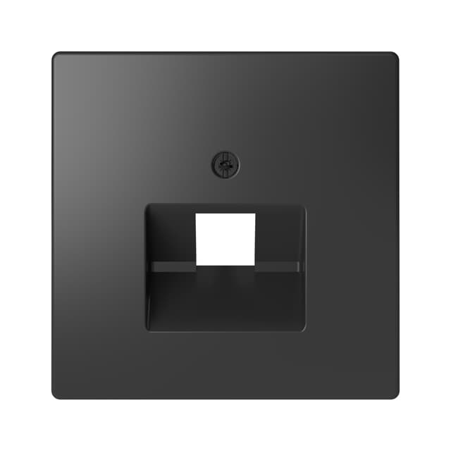 Центральная накладка, MERTEN, MTN4521-6034, D-Life для розетки 1-ой RJ45 антрацит