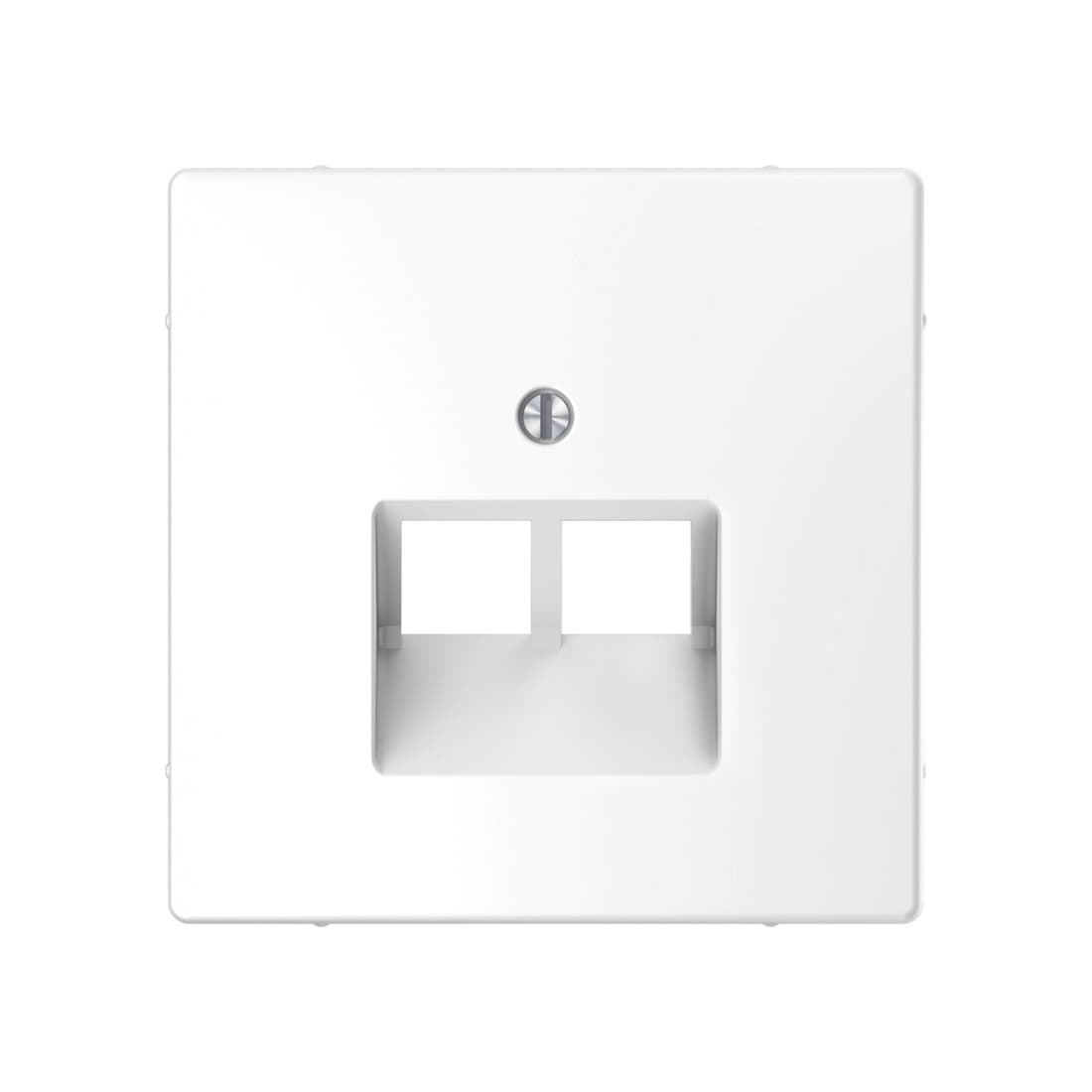 Центральная накладка, MERTEN, MTN4522-6035, D-Life для розетки 2-ой RJ45 белый лотос