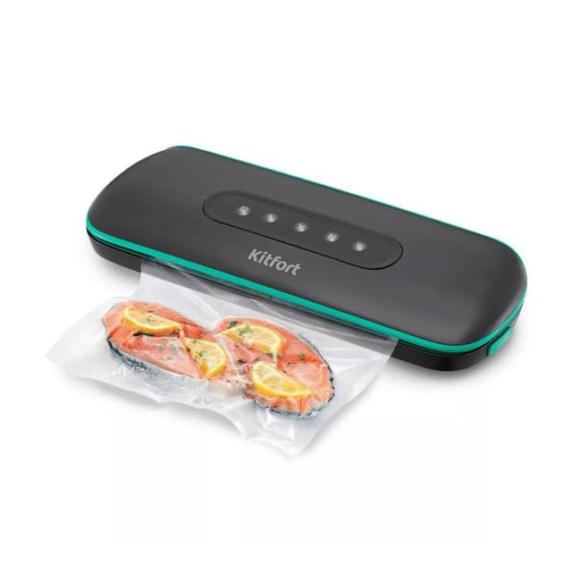 Вакууматор, Kitfort, КТ-1541,Тип управления кнопки, Индикация режима работы, Количество режимов работы 4 шт , Цвет черный