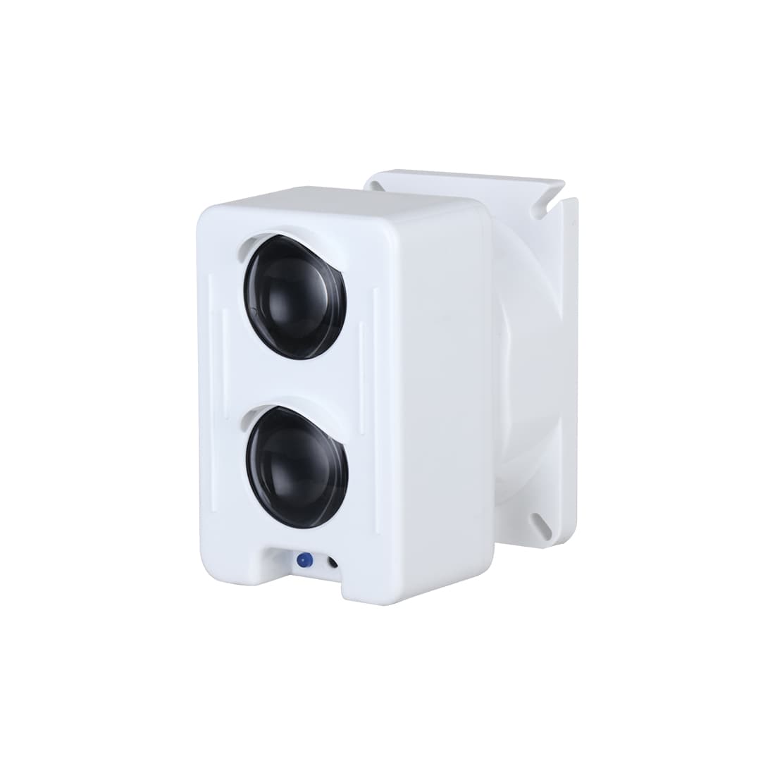 Извещатель пожарный дымовой линейный, Dahua, DH-YJ104, Рабочее расстояние: 5 м—100 м., Рабочее напряжение: 24 В (от 36 В до 18 В)., Рабочий ток: 30 мА (от 25 мА до 45 мА)., Чувствительность сигнализации: 1,8 дБ., Угол регулировки: около ±5° вверх и ±10° вниз., Угол установки: <15° смещение: ±0,2 м/60 м.