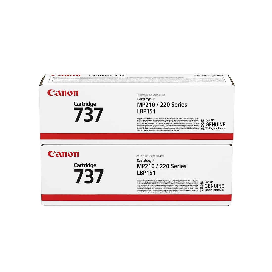 Монохромное МФУ, Canon, i-SENSYS MF237W BUNDLE, 1418C170AA, Лазерное, A4, 23 стр./мин., Подача 251 лист, Односторонний автоподатчик документов, ЖК дисплей, 256 МБ RAM, USB 2.0, Ethernet 10/100, Wi-Fi