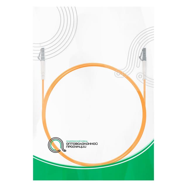 Патч корд оптоволоконный,, LC/UPC-LC/UPC MM OM1 62.5/125 Simplex 3.0мм 1 м, LSZH