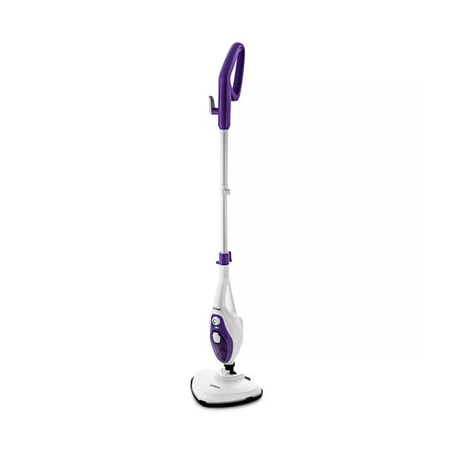 Паровая швабра, Kitfort, КТ-1004-4, фиолетовый, Мощность 1500Вт, Ёмкость резервуара 350мл, Пластик, Подача пара 8-35г/мин, Длина шнура 4.8м, Фиолетовый