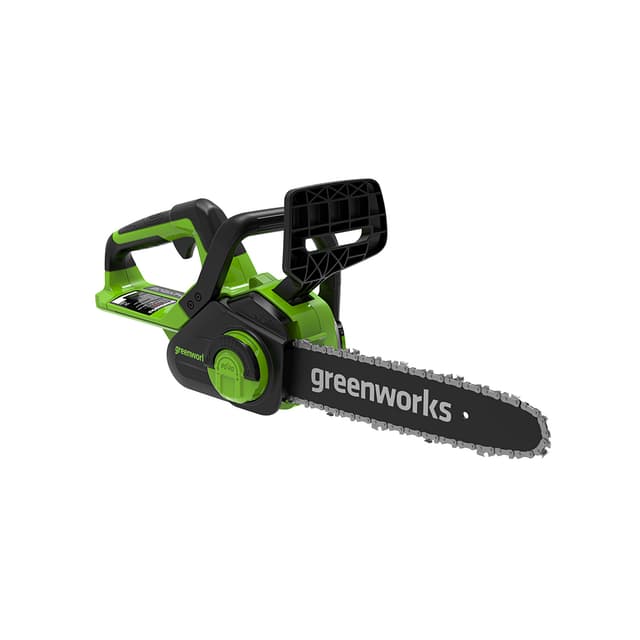 Цепная пила аккумуляторная, Greenworks, 2007707UA, G24CS25, 24V, 25см, c 1хАКБ 2Ач и ЗУ