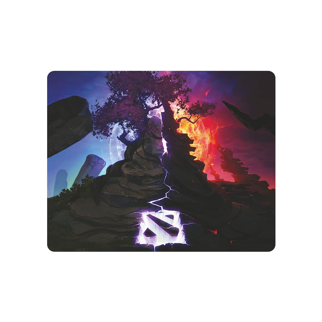 Коврик для компьютерной мыши, XG, Dota 2, 260 x 210 x 2mm,Резиновая основа, Тканевая поверхность, Склеивание, Гладкая поверхность, Чёрный