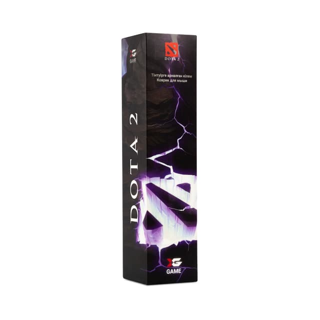 Коврик для компьютерной мыши, XG, Dota 2, 260 x 210 x 2mm,Резиновая основа, Тканевая поверхность, Склеивание, Гладкая поверхность, Чёрный