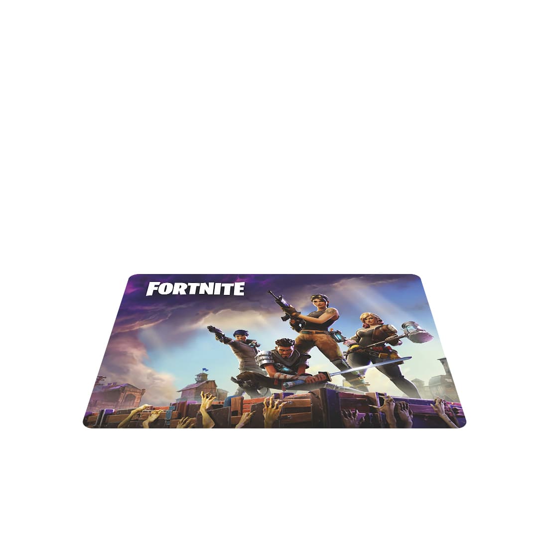 Коврик для компьютерной мыши, XG, Fortnite, 260 x 210 x 2mm, Резиновая основа, Тканевая поверхность, Склеивание, Гладкая поверхность, Синий