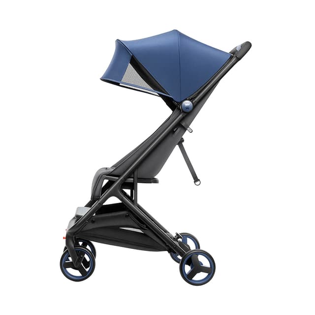 Детская коляска, Qborn, MITU, Folding Baby Stroller, Прогулочная, Складная конструкция, Защита от солнца UPF50+, Максимальная нагрузка 15кг, Синий