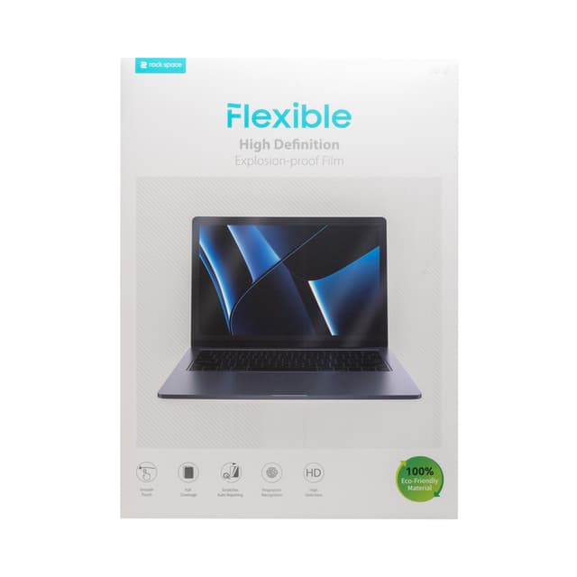 Противоударная HD пленка, Rock Space, 410-01Y (6941402762735), Толщина 0.14 мм, Прозрачная, Самовосстановление, В упаковке 3 шт, Размер XL (до 16 дюймов)