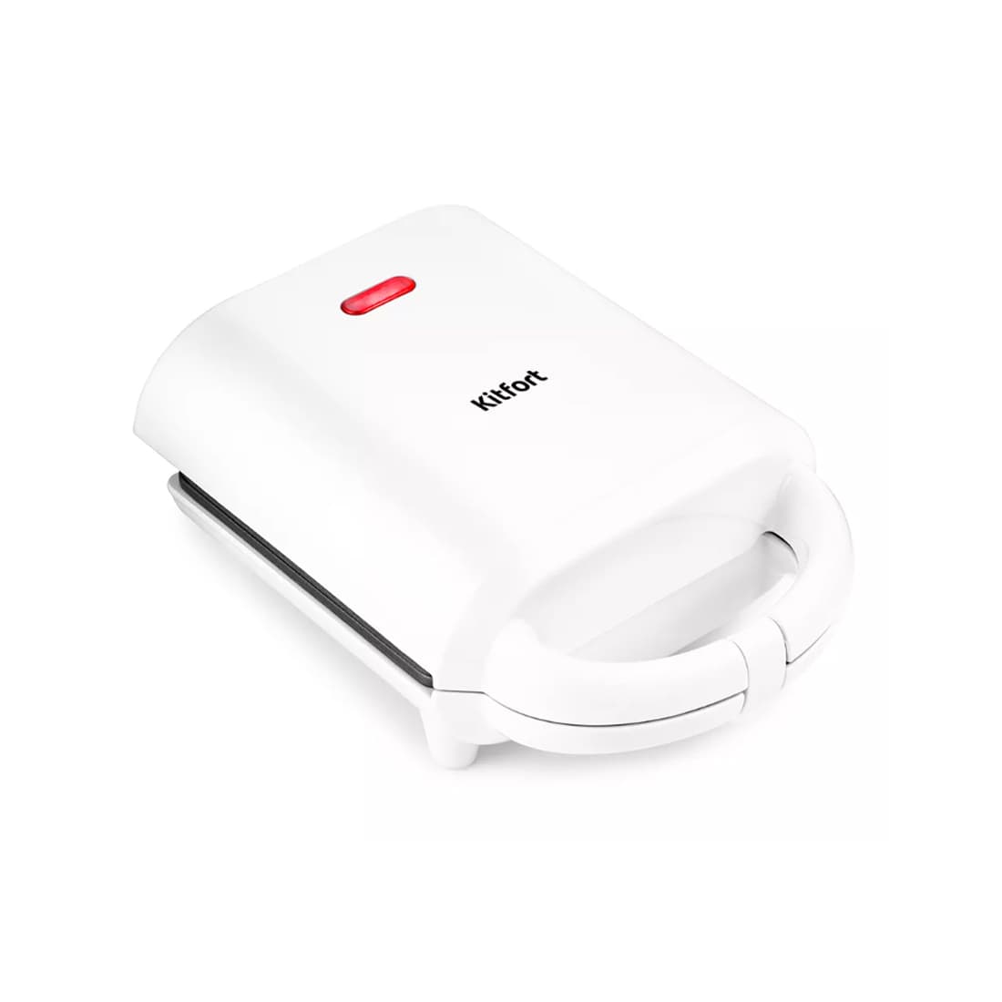 Вафельница для бельгийских вафель, Kitfort, КТ-1641, Мощность 460 Вт, Пластик, Металл, Антипригарное покрытие, Защита от перегрева, Белый