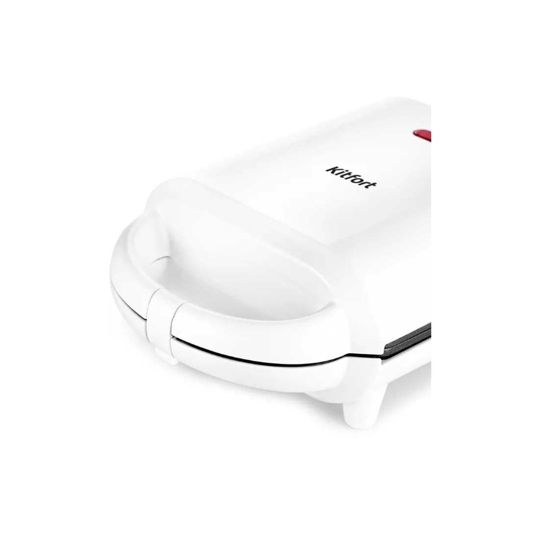 Вафельница для бельгийских вафель, Kitfort, КТ-1641, Мощность 460 Вт, Пластик, Металл, Антипригарное покрытие, Защита от перегрева, Белый