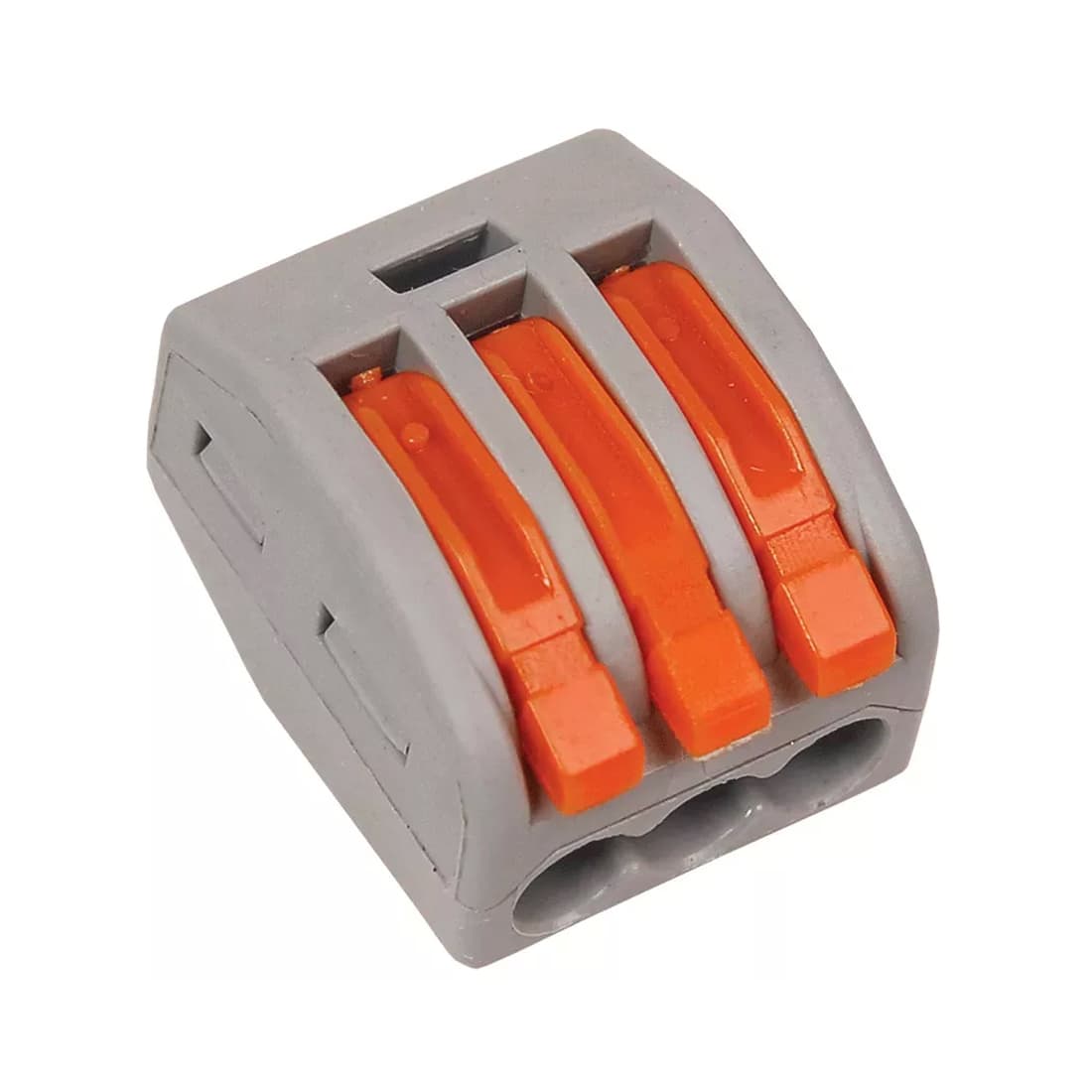 Клемма, Deluxe, 222-413, (0,08-2,5мм 32А), (50 штук в упаковке)