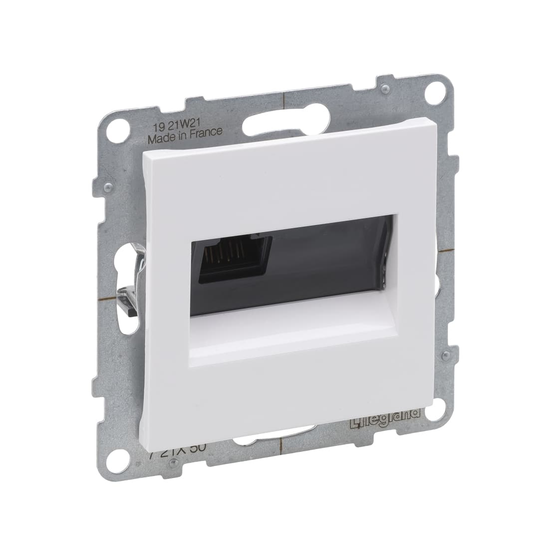 Информационная розетка одинарная, Legrand Suno, 721150, RJ45 Кат.5e UTP Белый