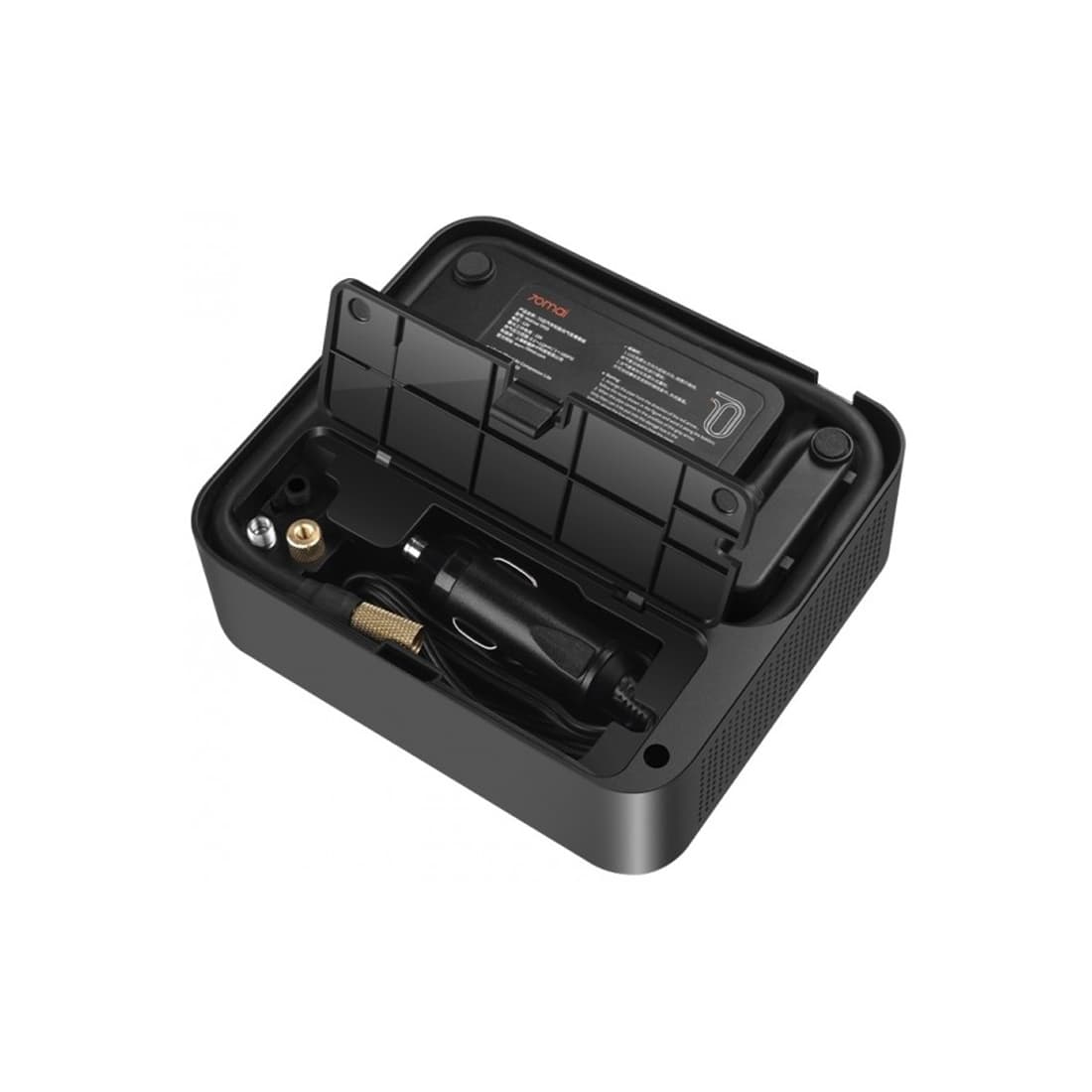 Автомобильный компрессор, 70mai, Air Compressor Lite TP03, Рабочее напряжение DC 12V, Максимальный рабочий ток 10А, Максимальное давление воздуха 11 bar (160 psi), Размеры 164*148*54 мм, Температура хранения от -30С до 80С, Рабочая температура от -20С до 70С, Черный