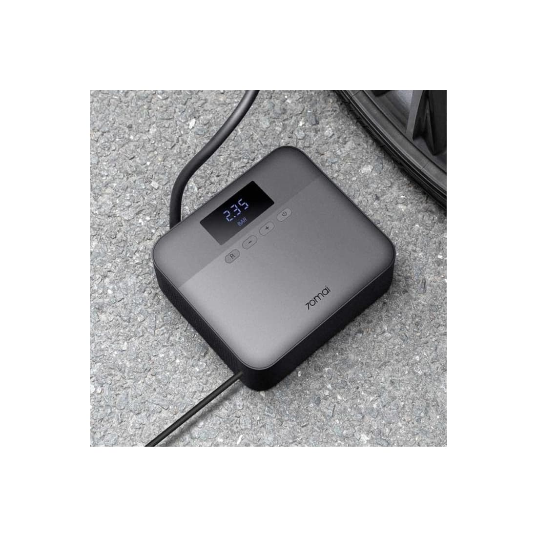 Автомобильный компрессор, 70mai, Air Compressor Lite TP03, Рабочее напряжение DC 12V, Максимальный рабочий ток 10А, Максимальное давление воздуха 11 bar (160 psi), Размеры 164*148*54 мм, Температура хранения от -30С до 80С, Рабочая температура от -20С до 70С, Черный