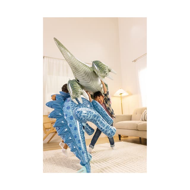 Надувная игрушка Динозавр (Jurassic Dino Pals), INTEX, 48593NP, Винил, 3+, Фотореалистичная печать, Тираннозавр/Стегозавр в ассортименте, Цветная коробка