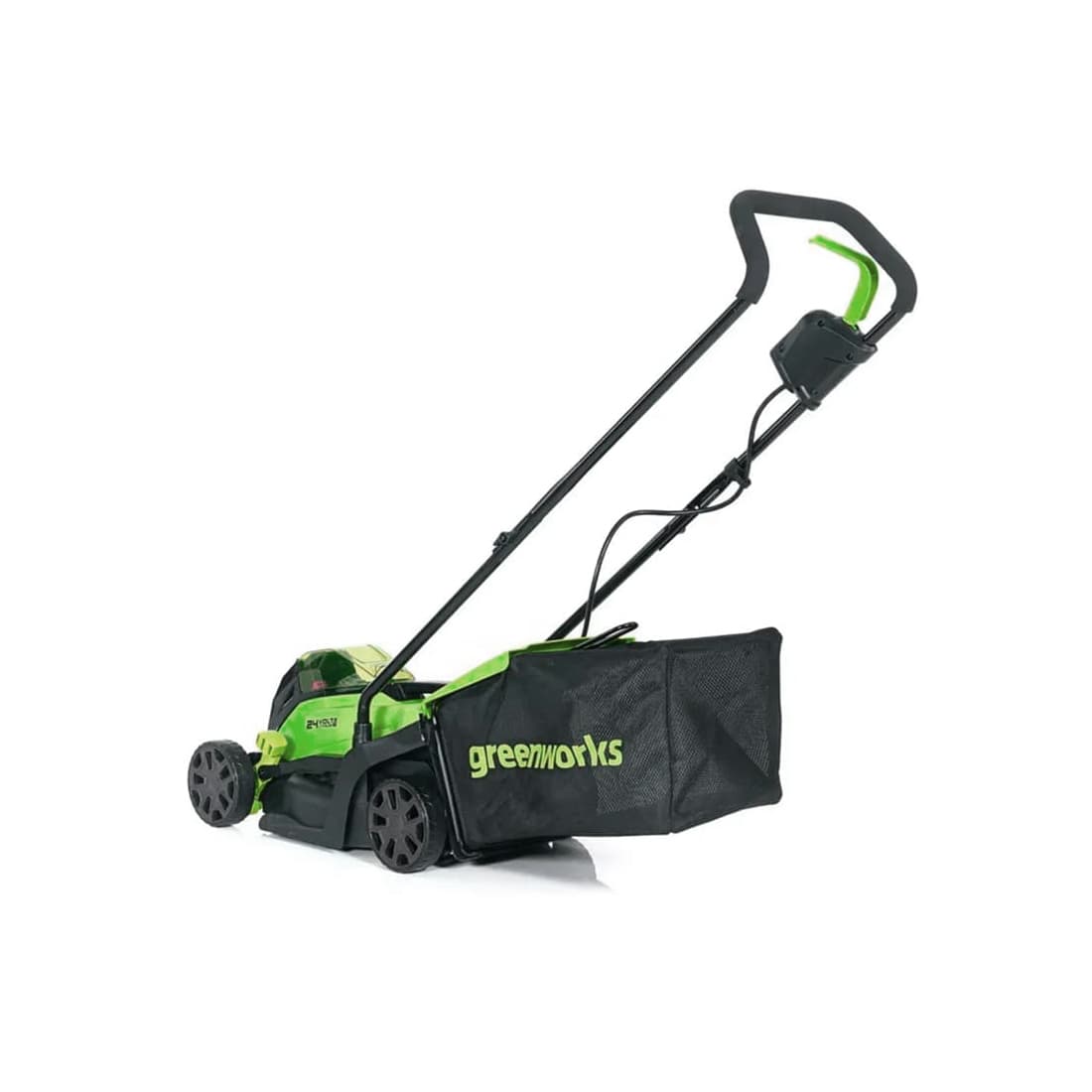 Газонокосилка аккумуляторная, Greenworks, 2516107UB, 24V, 33 см, бесщеточная, с 1хАКБ 4Ач и ЗУ