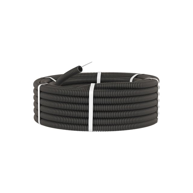 Труба ПНД гибкая гофр., DKC, 71732, д.32мм, лёгкая с протяжкой, 25м, цвет чёрный