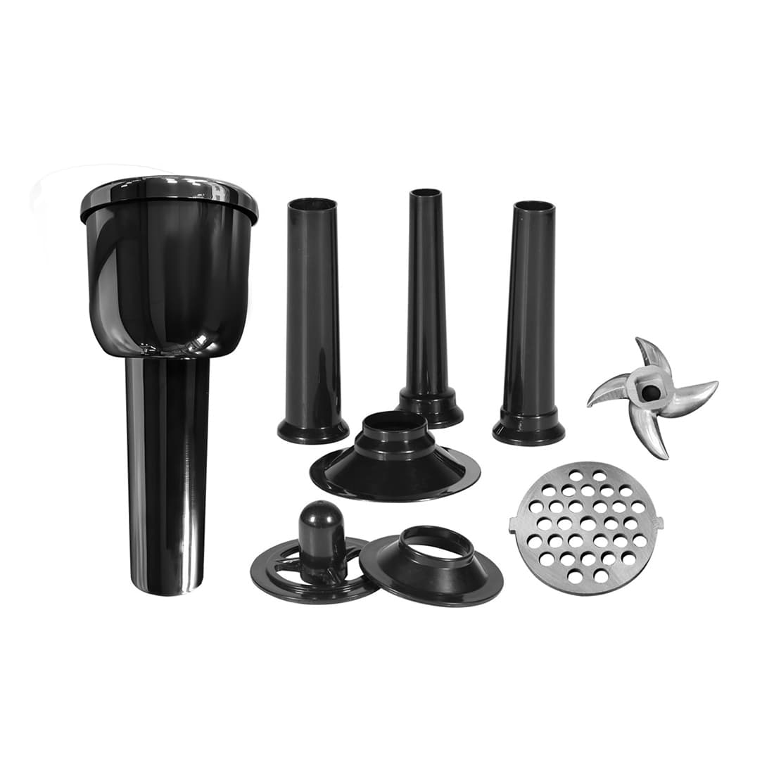 Мясорубка, Centek, CT-1607, 3000Bт, DC мотор, 3 диска, Алюм.лоток, Насадки колбас и кеббе