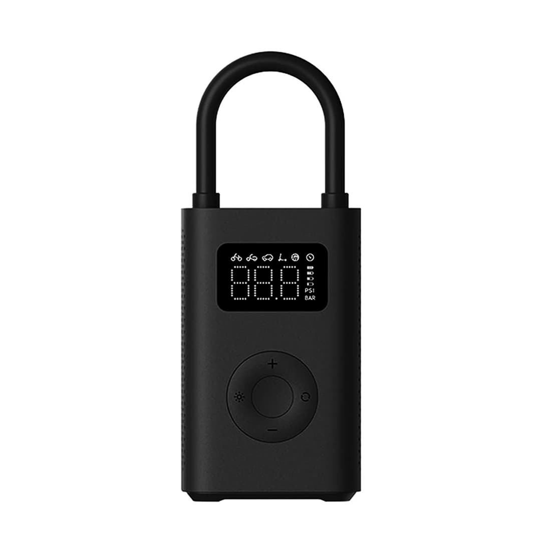 Автомобильный компрессор, Xiaomi, Portable Electric Air Compressor 2, BHR7112GL/MJCQB06QW, Литий-ионный аккумулятор 2000 мАч (14,4 Втч), Уровень шума во время работы <80 дБ (А) на расстоянии 1 м, Размеры 123  75,5  45,8, Длина воздушного шланга 200 мм (включая адаптер клапана, исключая конец резьбы), 0,2–10,3 бар / 3–150 фунтов на квадратный дюйм, Номинальное напряжение зарядки 5V  2A, Размер воздушного клапана (внутренний диаметр): Порт клапана Schrader  6,9 мм, Адаптер клапана Presta  6 мм, Ад...