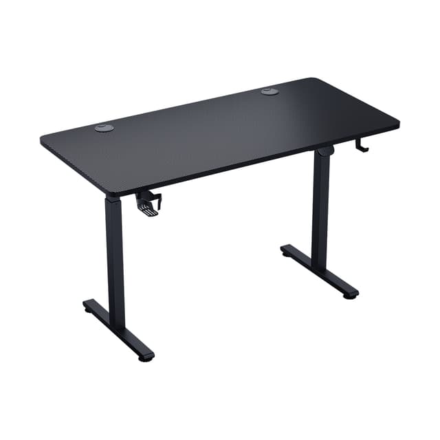 Компьютерный стол, 1STPLAYER, MOTO-C-1260-18-BK, 2 коробки, Поверхность - ABS, P2PB, Основание - алюминий, 120*60*(75-120), Черный