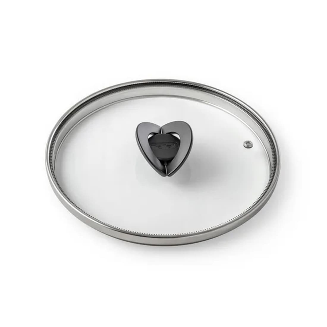 Крышка, Tefal, Butterfly 4199724, 24см, Жаропрочное стекло, 24 см, Нержавеющая сталь