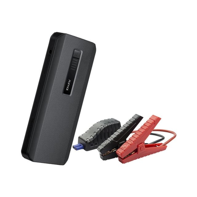 Портативное пуско-зарядное устройство, 70mai, Jump Starter Max, Midrive PS06, Вход 5.0V 2.0A, Выход 5.0V 2.4A, 12.0V 10A, Стартовый ток 450 A, Пиковый ток 1000 A, Встроенный аккумулятор 18000 мAч, Время заряда 8 ч, Встроенный фонарь, USB-порт, Индикатор заряда, Индикатор питания, Рабочая температура от -20 до +60°С, Подключение на входе - бытовая сеть/прикуриватель, Подключение на выходе - клеммы, 217.2*93.2*28.6 мм, Черный
