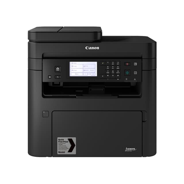 Монохромное МФУ, Canon, i-SENSYS MF267DW II, 5938C008AA, Лазерное, A4, 28 стр./мин., Подача 251 лист, Односторонний автоподатчик документов, ЖК дисплей, 1.2 ГГц CPU, 256 МБ RAM, USB 2.0, Ethernet 10/100, Wi-Fi