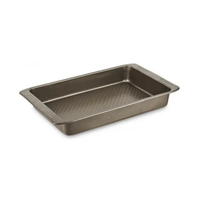 Форма для запекания, Tefal, Easy Grip J1627314, 24х35см, Углеродная сталь, Серый металлический