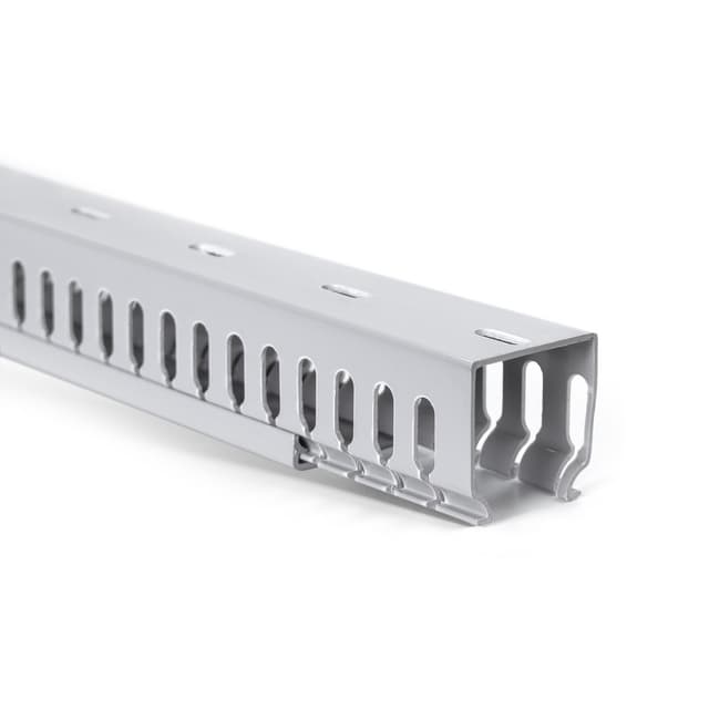 Кабельный канал пластиковый, Deluxe, 40х60х2000мм, (ширина х высота х длина) перфорированный