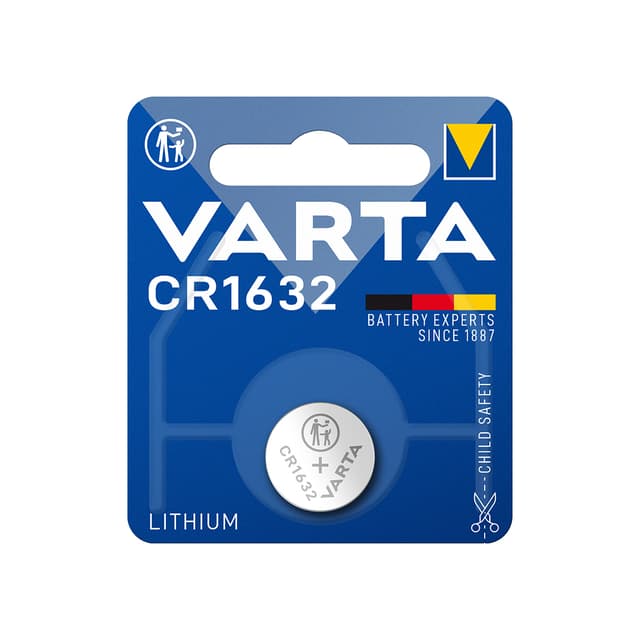 Батарейка, VARTA, CR1632, 3V, 1 шт.