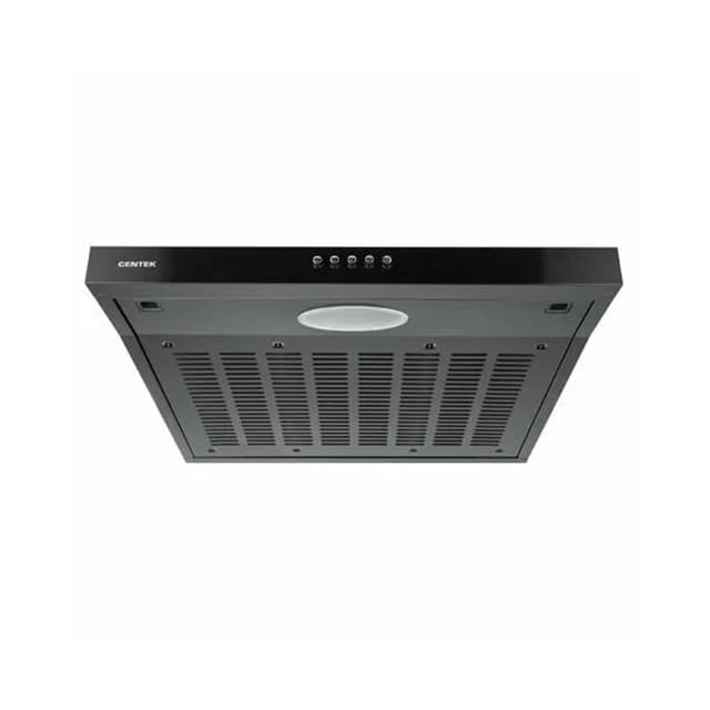 Вытяжка, Centek, CT-1801-50 Black, Козырьковая, Ширина 50см, 350 м3*час, 81,5W, 3 скорости, LED, Черный